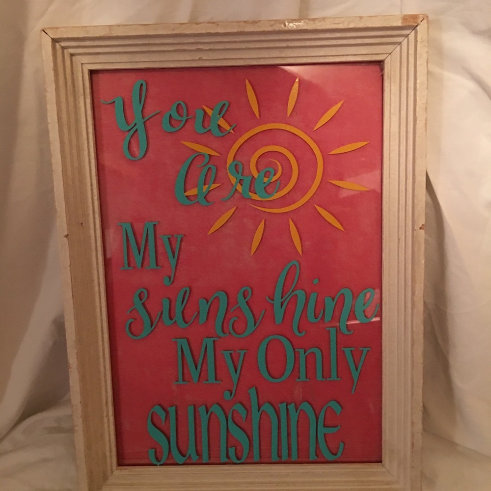 Custom picture frame with glass